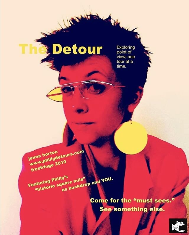 DETOUR 
The Detour is an unofficial walking tour of Philadelphia’s ‘historic square mile’ and flips the script on its head in any way possible. Go to the “must sees” and then see something else. Examine structural power and its role in history making. Move away from ONE story towards MULTIPLE. For the local who’s allergic to musty Ben Franklins or anyone who’s interested in exploring their own point of view. Packaged “American History” can suck, but your tour doesn’t have to.
DATES:
Thurs, Sept 12, 10AM-12PM
Fri, Sept 13, 10AM-12PM, 1PM-3PM
Sat, Sept 14, 10AM-12PM, 1PM-3PM
Thurs, Sept 19, 12-2PM, 3-5PM
Fri, Sept 20, 12-2PM, 3-5PM
Where:
Meet at Welcome Park, 129 Sansom Park